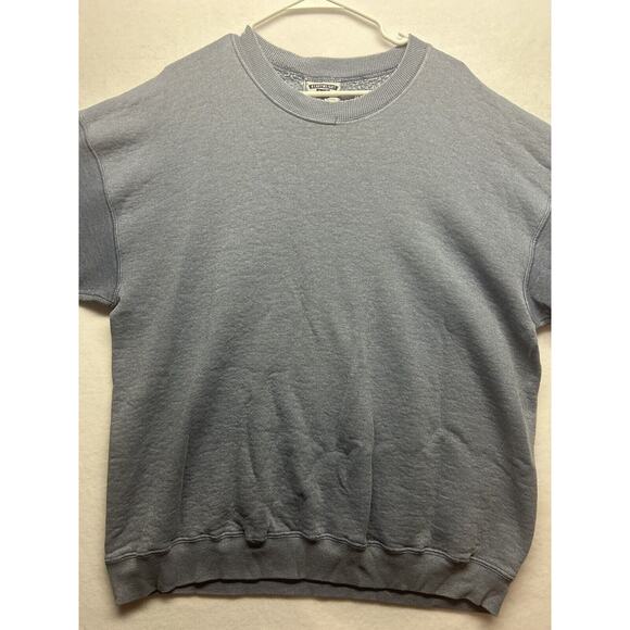 Vintage LEE Sport Sweatshirt Men Blue Thrashed Crewneck Fleece Long Sleeve - Picture 1 of 9
